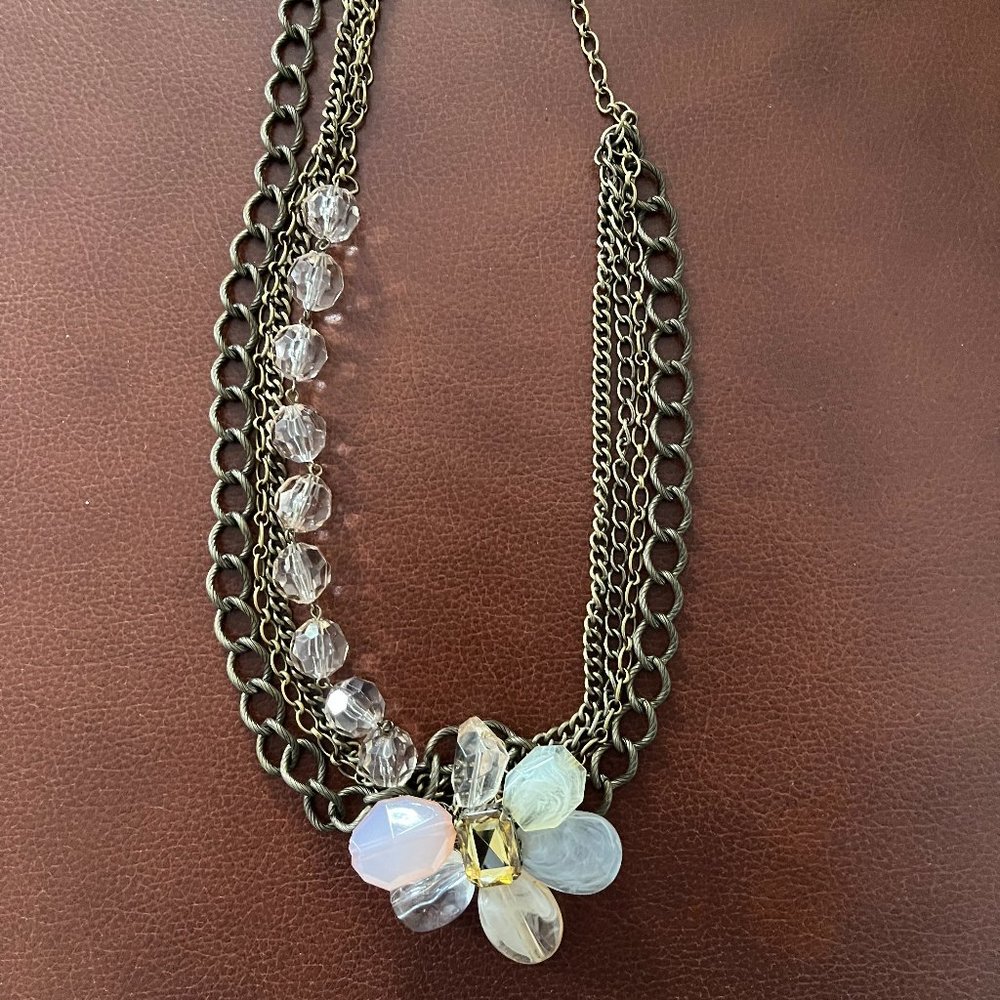 Loft Floral Statement Necklace